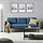 GLOSTAD - sofa 3 dudukan, Knisa biru medium | IKEA Indonesia - PE917295_S1