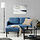 GLOSTAD - 2-seat sofa with chaise longue, Knisa medium blue | IKEA Indonesia - PE917299_S1