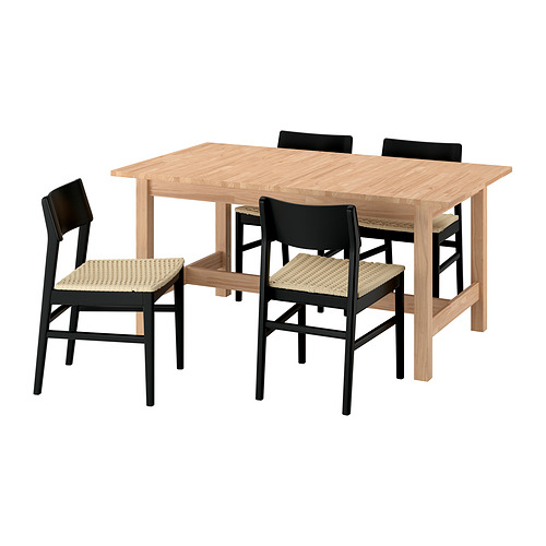 KARSKÄR/SKANSNÄS meja dan 4 kursi