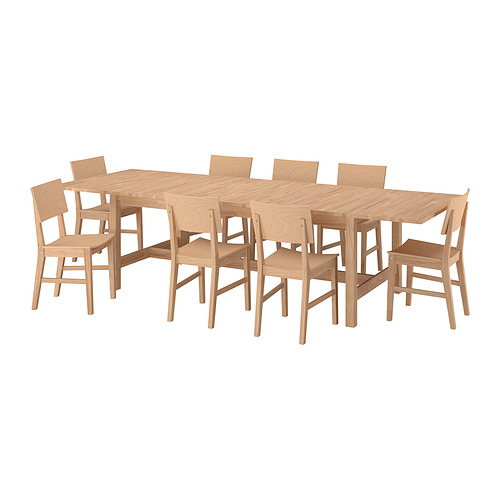 KARSKÄR table and 8 chairs