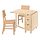 NORDEN/KARSKÄR table and 2 chairs