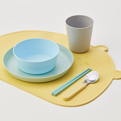 KANONKUL - Place mat, yellow, 40x30 cm