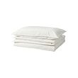 ÄNGSLILJA - Duvet cover and pillowcase, white, 150x200/50x80 cm