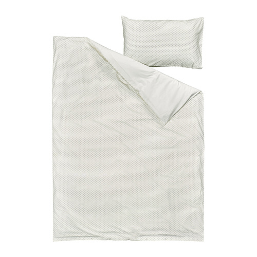 BANDKNIPPE duvet cover and pillowcase