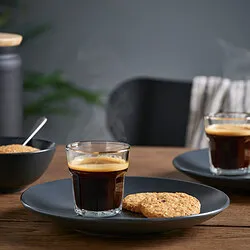 POKAL - Gelas espresso, kaca bening, 10 cl
