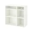 VIHALS - unit rak dengan 4 sisipan, putih, 95x37x90 cm | IKEA Indonesia - PE838114_S2