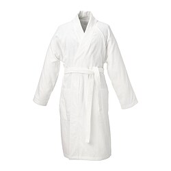 ROCKÅN - Jubah mandi, putih, S/M