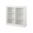 TONSTAD - kabinet dengan pintu geser kaca, putih pudar, 120x37x116 cm | IKEA Indonesia - PE947095_S2