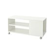 VIHALS - Meja tamu, putih, 91x37 cm