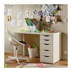 ALEX - Drawer unit, white, 36x70 cm