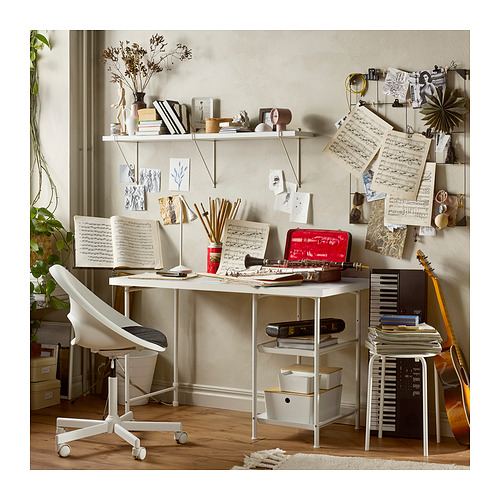 SPÄND table leg with storage
