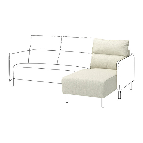 MANNARP sarung untuk chaise longue