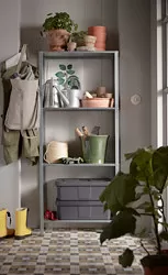 HYLLIS - Unit rak , dalam/luar ruang, 60x27x140 cm