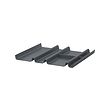 SUMMERA - Sisipan laci dengan 6 kompartemen, antrasit, 44x37 cm
