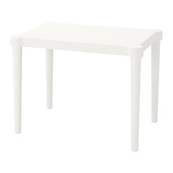 UTTER - Children's table, in/outdoor/white