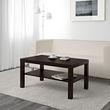 LACK - Coffee table, black-brown, 90x55 cm