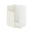 METOD - Base cab f TALLSJÖN sink, white/Veddinge white, 60x60x80 cm