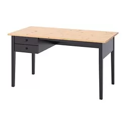 ARKELSTORP - Meja, hitam, 140x70 cm