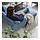 GLOSTAD - 2-seat sofa with chaise longue, Knisa medium blue | IKEA Indonesia - PE917388_S1
