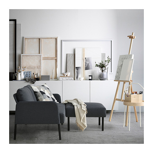 GLOSTAD sofa 2 dudukan dg chaise longue