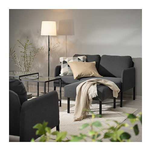 GLOSTAD sofa 2 dudukan dg chaise longue