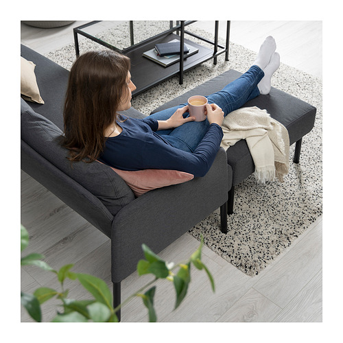 GLOSTAD sofa 2 dudukan dg chaise longue