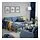 GLOSTAD sofa 3 dudukan dengan chaise longue