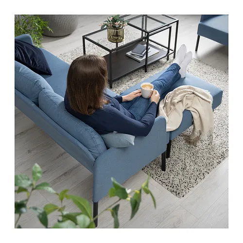 GLOSTAD sofa 3 dudukan dengan chaise longue