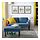 GLOSTAD - footstool, Knisa medium blue | IKEA Indonesia - PE917400_S1
