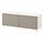 BESTÅ - TV bench with doors, white/Hammarsmed/Stubbarp beige, 120x42x48 cm | IKEA Indonesia - PE947244_S1