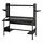 FREDDE - meja gaming, hitam, 140/185x74x146 cm | IKEA Indonesia - PE740351_S1