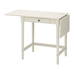 INGATORP - Desk, white, 73x50 cm