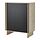 GLAMBERGET - kayu pinus/hitam, 117x63x150 cm | IKEA Indonesia - PE947273_S1