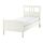 HEMNES - bed frame with mattress, white stain/Åkrehamn firm, 90x200 cm | IKEA Indonesia - PE917470_S1