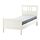 HEMNES - bed frame with mattress, white stain/Valevåg firm, 90x200 cm | IKEA Indonesia - PE917472_S1