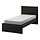 MALM - bed frame with mattress, black-brown/Vesteröy extra firm, 90x200 cm | IKEA Indonesia - PE917483_S1