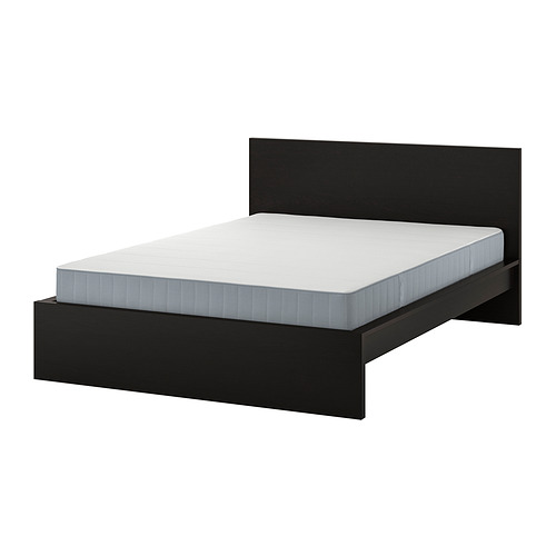MALM bed frame with mattress