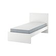 MALM - Bed frame with mattress, white/Vesteröy extra firm, 90x200 cm