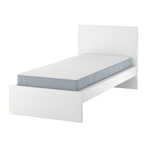 MALM bed frame with mattress