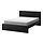 MALM - rangka tempat tidur dengan kasur, hitam-cokelat/Valevåg kepadatan tambahan, 160x200 cm | IKEA Indonesia - PE917491_S1