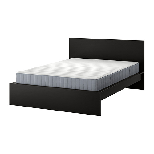 MALM bed frame with mattress