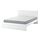 MALM - rangka tempat tidur dengan kasur, putih/Vesteröy keras, 160x200 cm | IKEA Indonesia - PE917493_S1