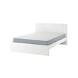 MALM - Bed frame with mattress, white/Vesteröy firm, 180x200 cm