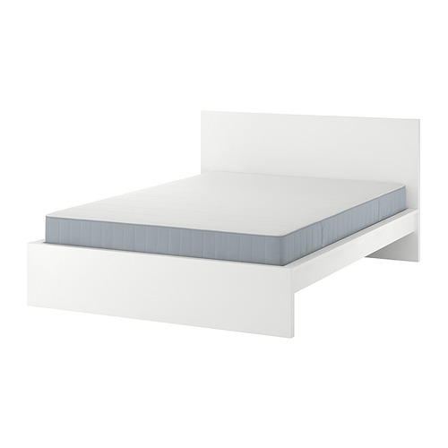 MALM bed frame with mattress