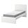 MALM - bed frame with mattress, white/Valevåg firm, 90x200 cm | IKEA Indonesia - PE917495_S1