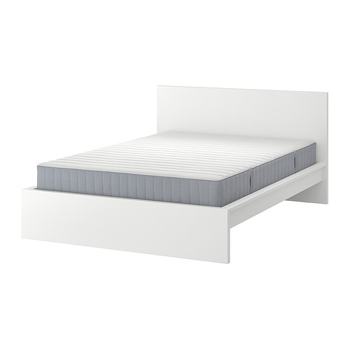 MALM bed frame with mattress