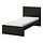 MALM - rangka tempat tidur dengan kasur, hitam-cokelat/Åbygda keras, 90x200 cm | IKEA Indonesia - PE917480_S1