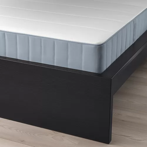 MALM bed frame with mattress