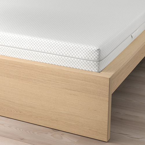 MALM bed frame with mattress