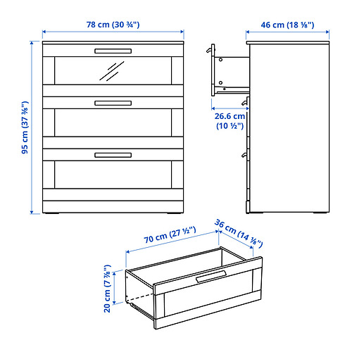 BRIMNES Measurement Illustration